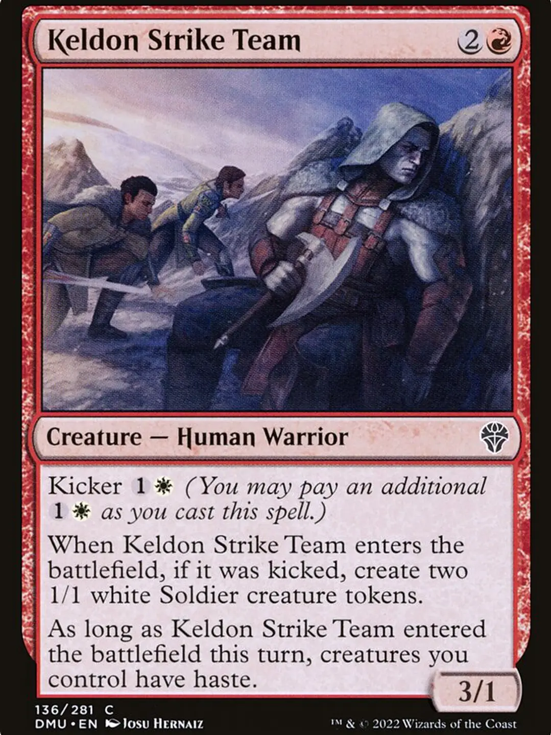 Keldon Strike Team (Dominaria United) 1