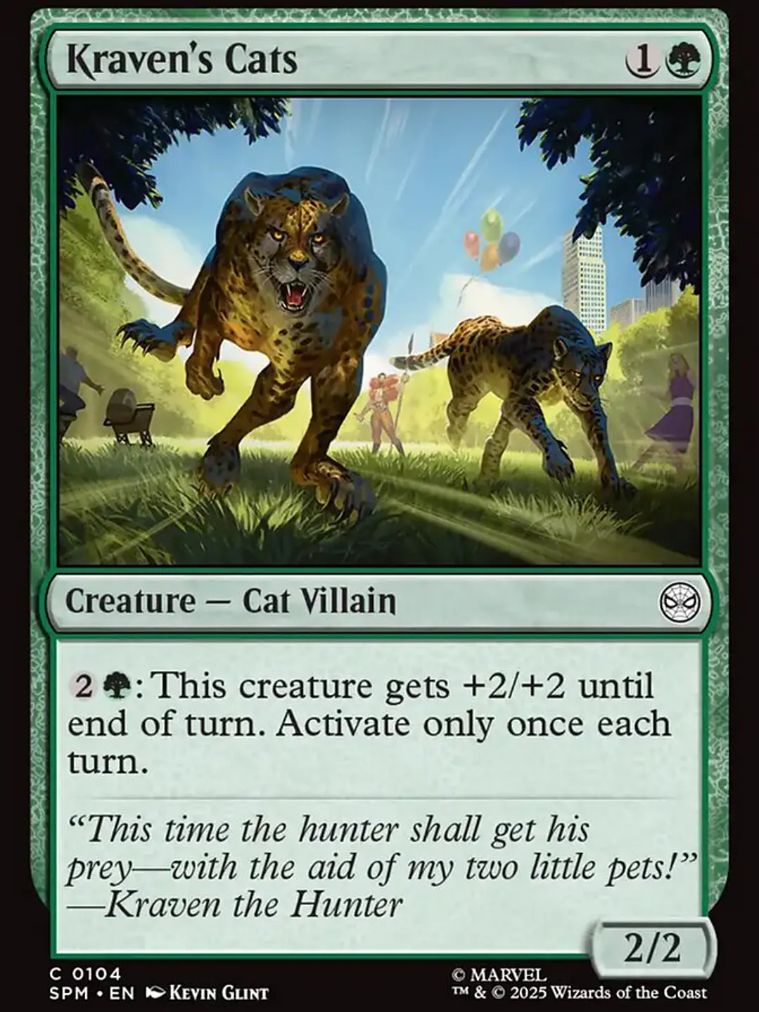 Kraven's Cats (Marvel's Spider-Man) 1