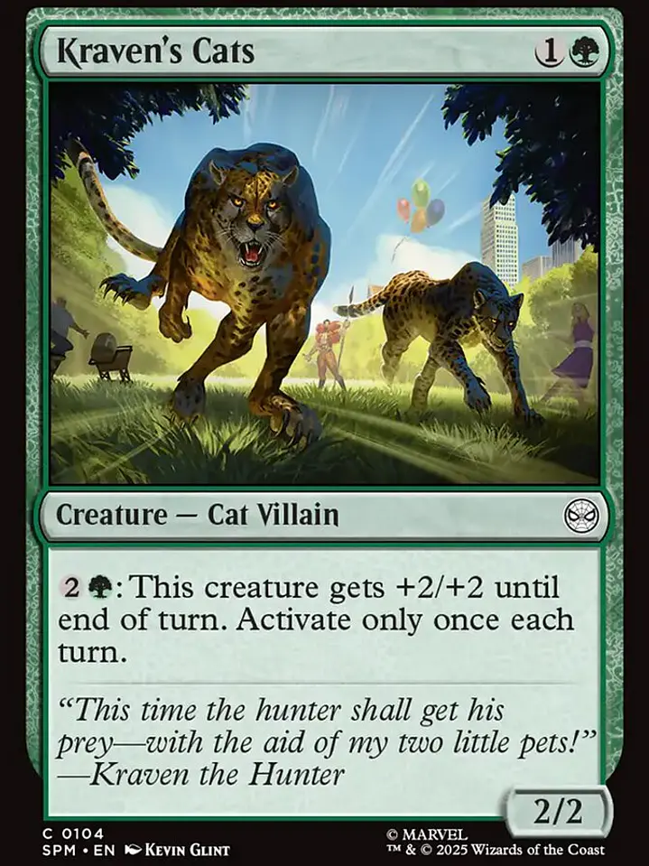Kraven's Cats (Marvel's Spider-Man) 1