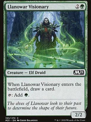 Llanowar Visionary (Core Set 2021)