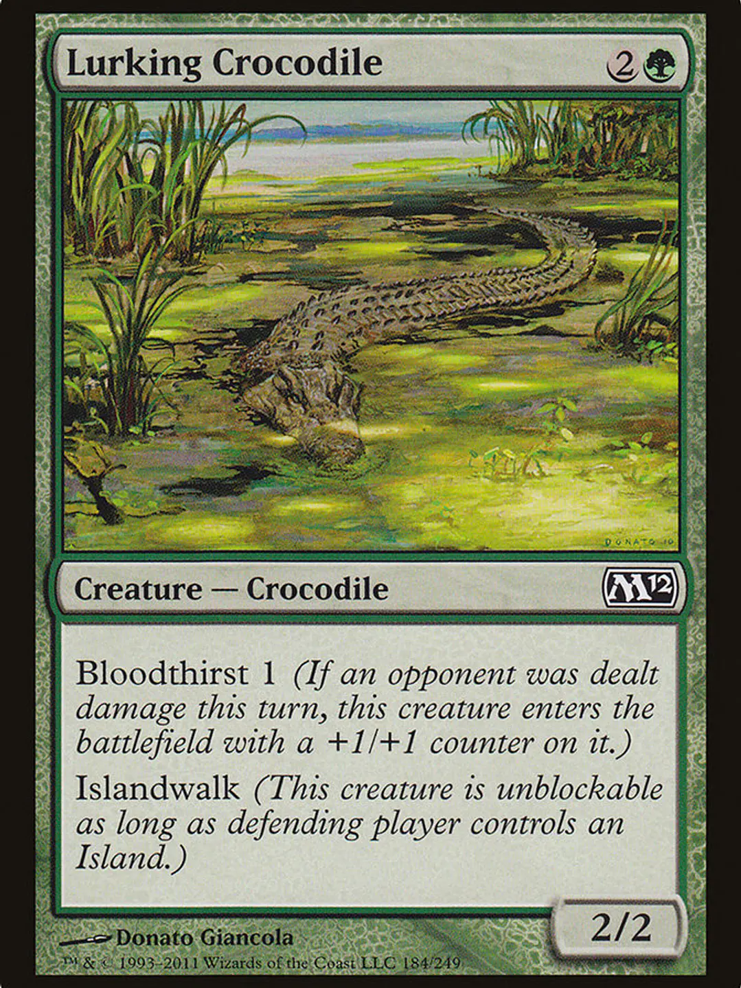 Lurking Crocodile (Magic 2012) 1