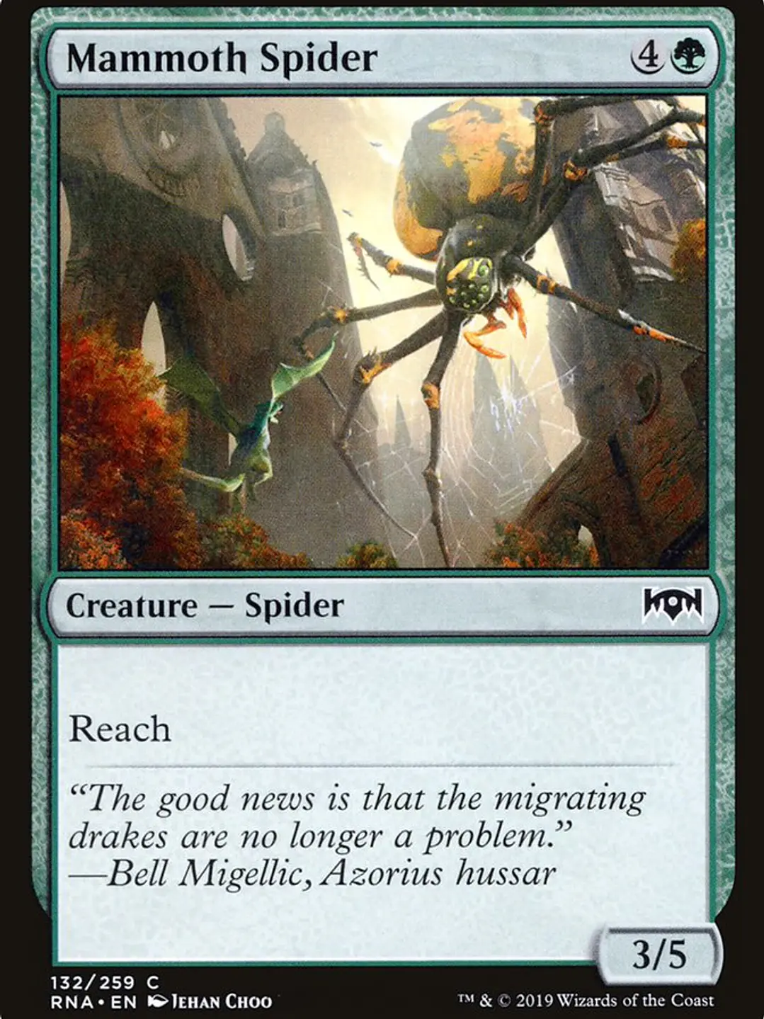 Mammoth Spider (Ravnica Allegiance) 1