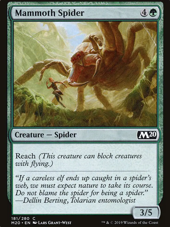 Mammoth Spider (Core Set 2020) 1