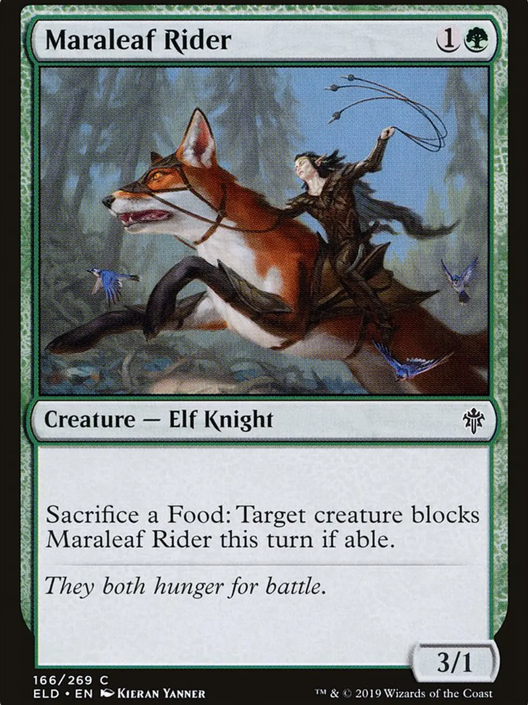 Maraleaf Rider (Throne of Eldraine) 1