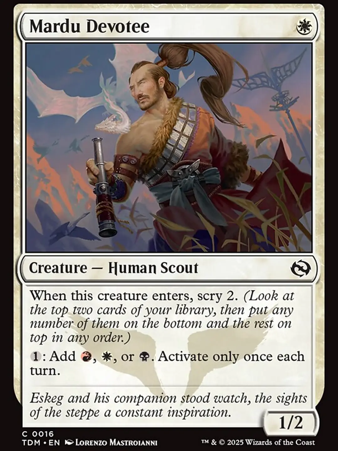Mardu Devotee (Tarkir: Dragonstorm) 1