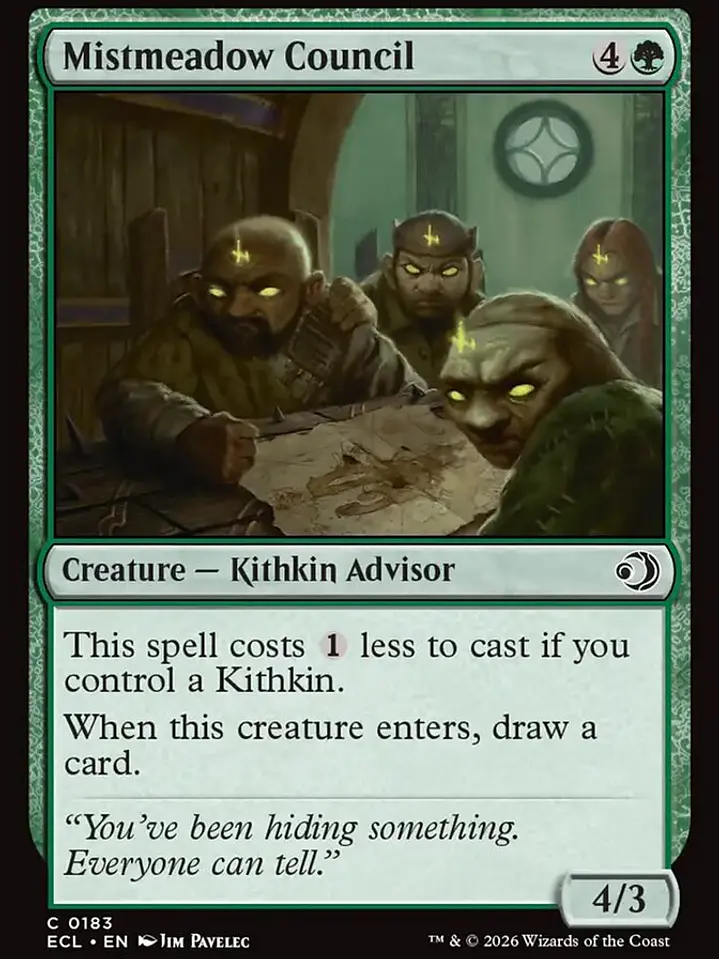 Mistmeadow Council (Lorwyn Eclipsed) 1