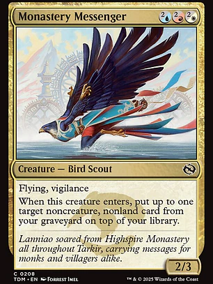 Monastery Messenger (Tarkir: Dragonstorm)