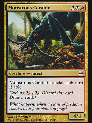 Monstrous Carabid (Alara Reborn)