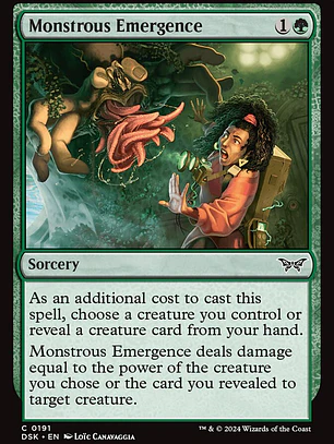 Monstrous Emergence (Duskmourn: House of Horror)