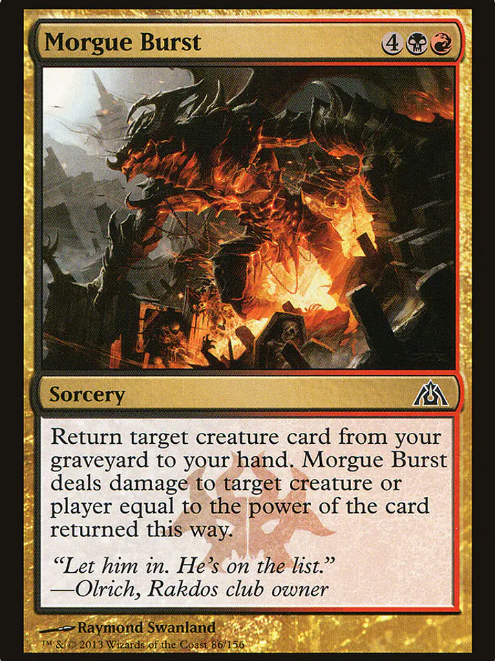 Morgue Burst (Dragon's Maze) 1