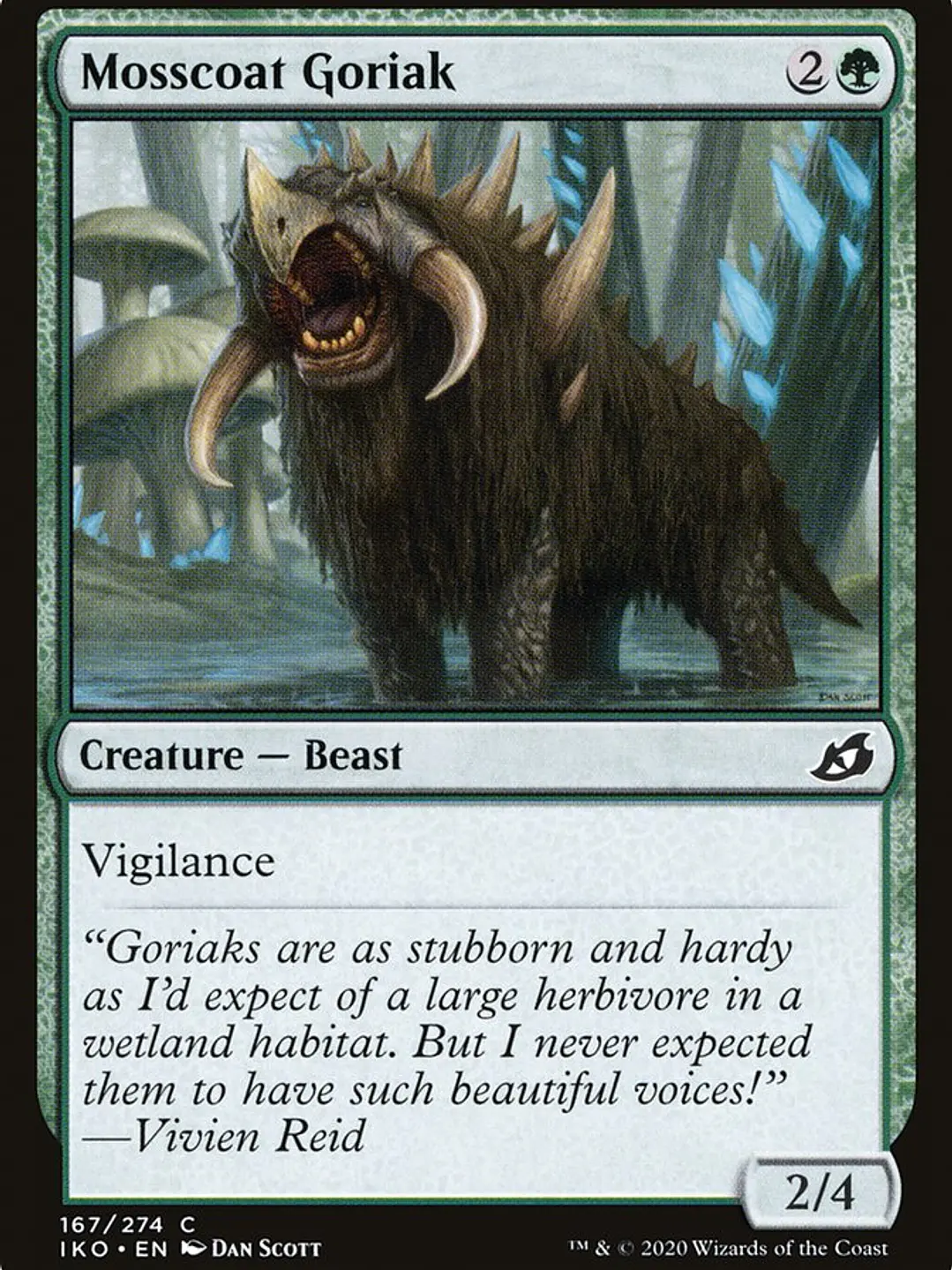 Mosscoat Goriak (Ikoria: Lair of Behemoths) 1