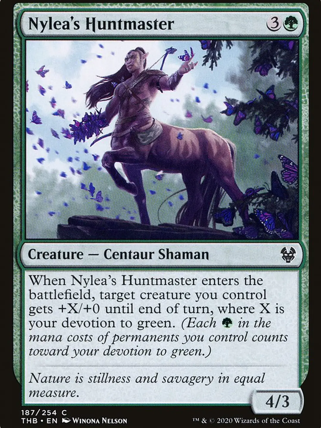 Nylea's Huntmaster (Theros Beyond Death) 1