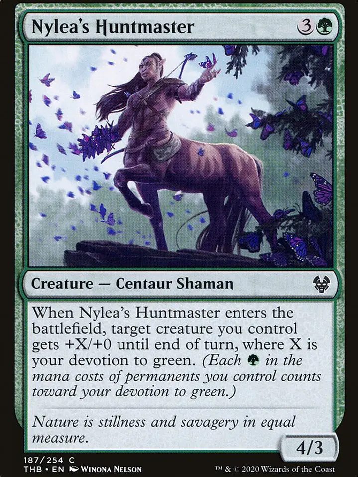 Nylea's Huntmaster (Theros Beyond Death) 1