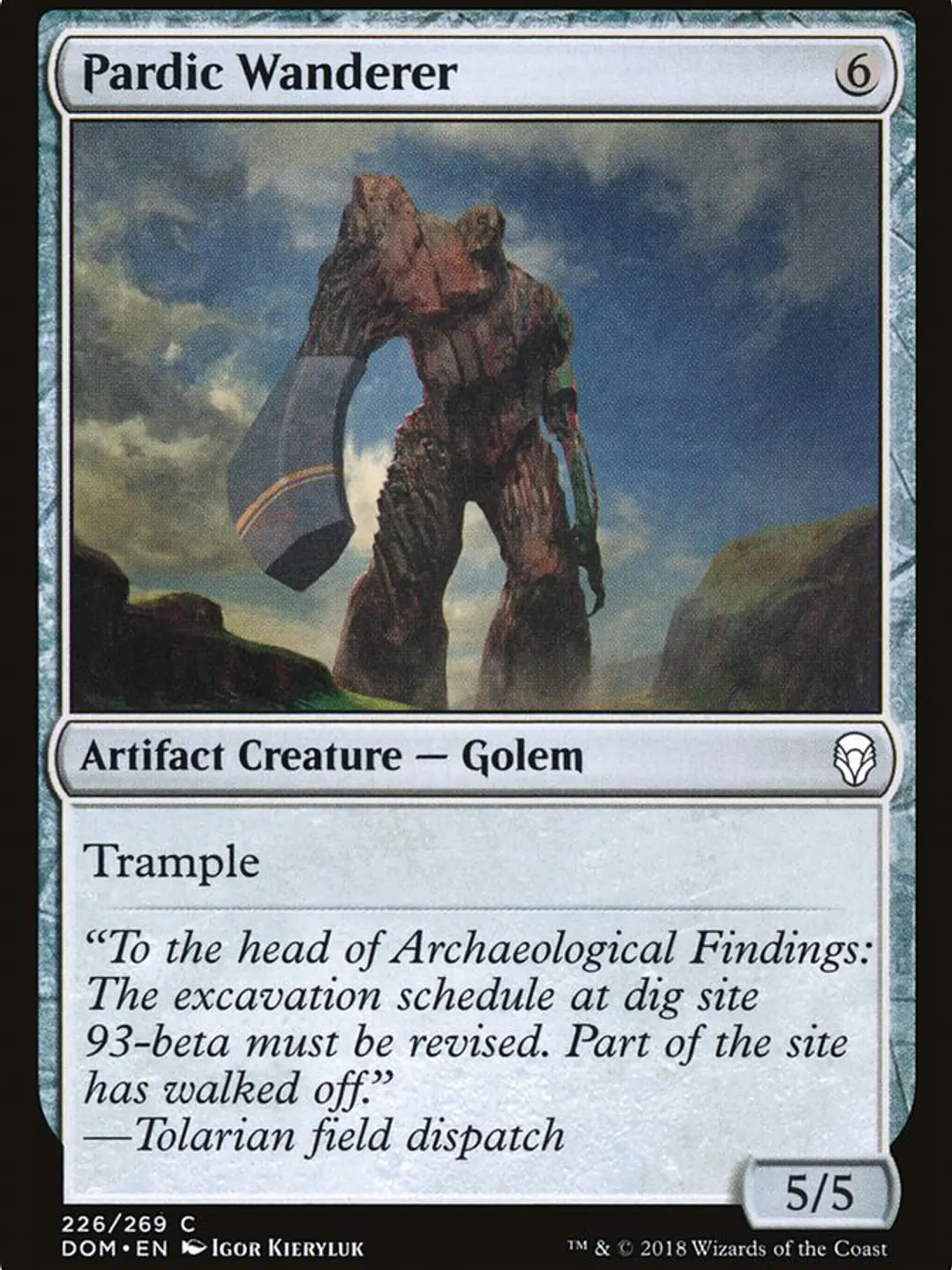 Pardic Wanderer (Dominaria) 1
