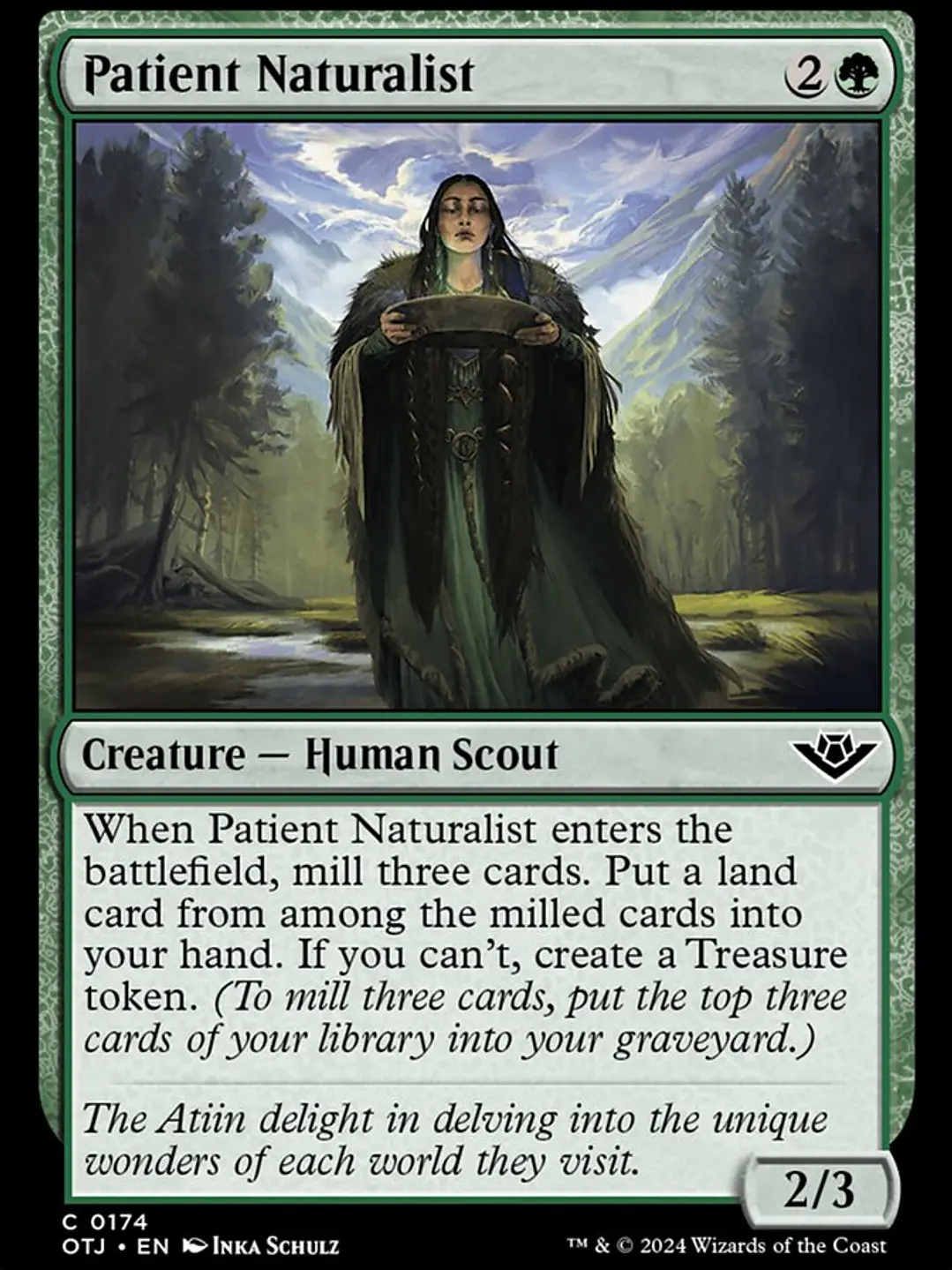 Patient Naturalist (Outlaws of Thunder Junction) 1