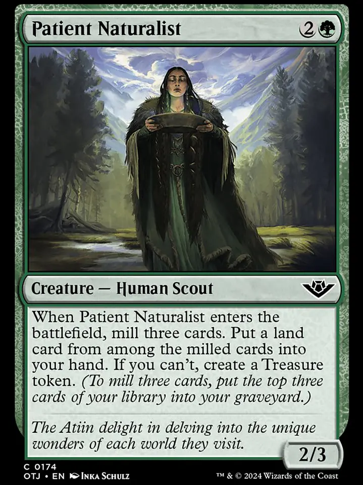 Patient Naturalist (Outlaws of Thunder Junction) 1