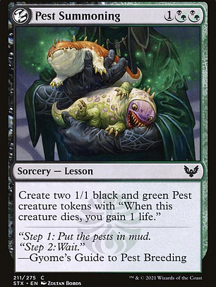 Pest Summoning (Strixhaven: School of Mages)