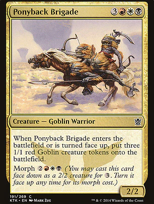 Ponyback Brigade (Khans of Tarkir)