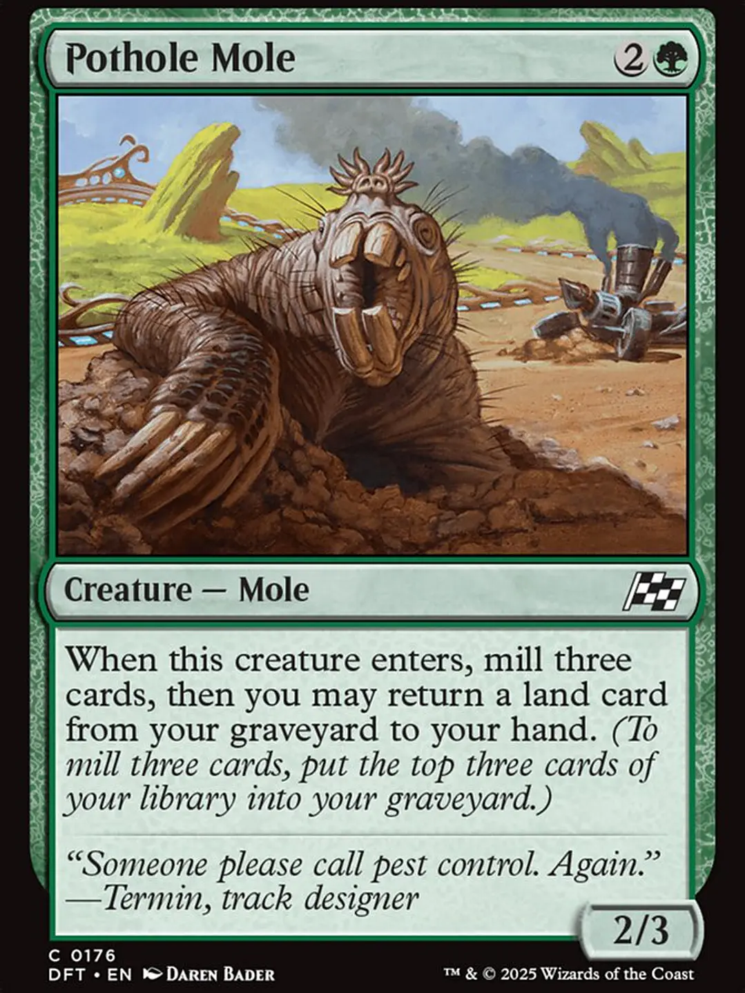 Pothole Mole (Aetherdrift) 1