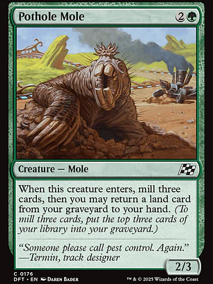 Pothole Mole (Aetherdrift)