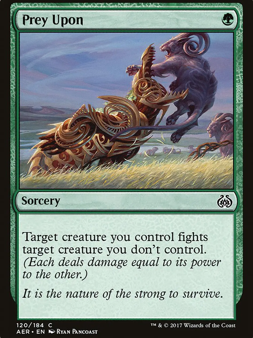 Prey Upon (Aether Revolt) 1