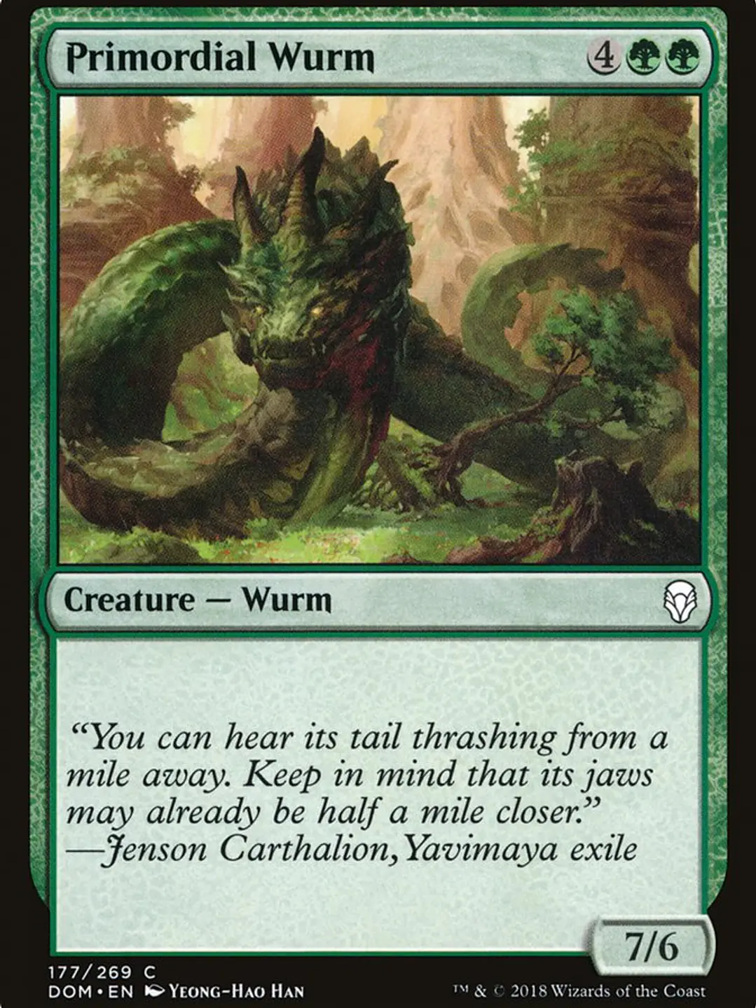 Primordial Wurm (Dominaria) 1