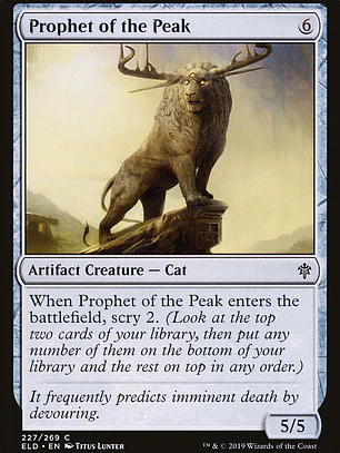 Prophet of the Peak (Throne of Eldraine)