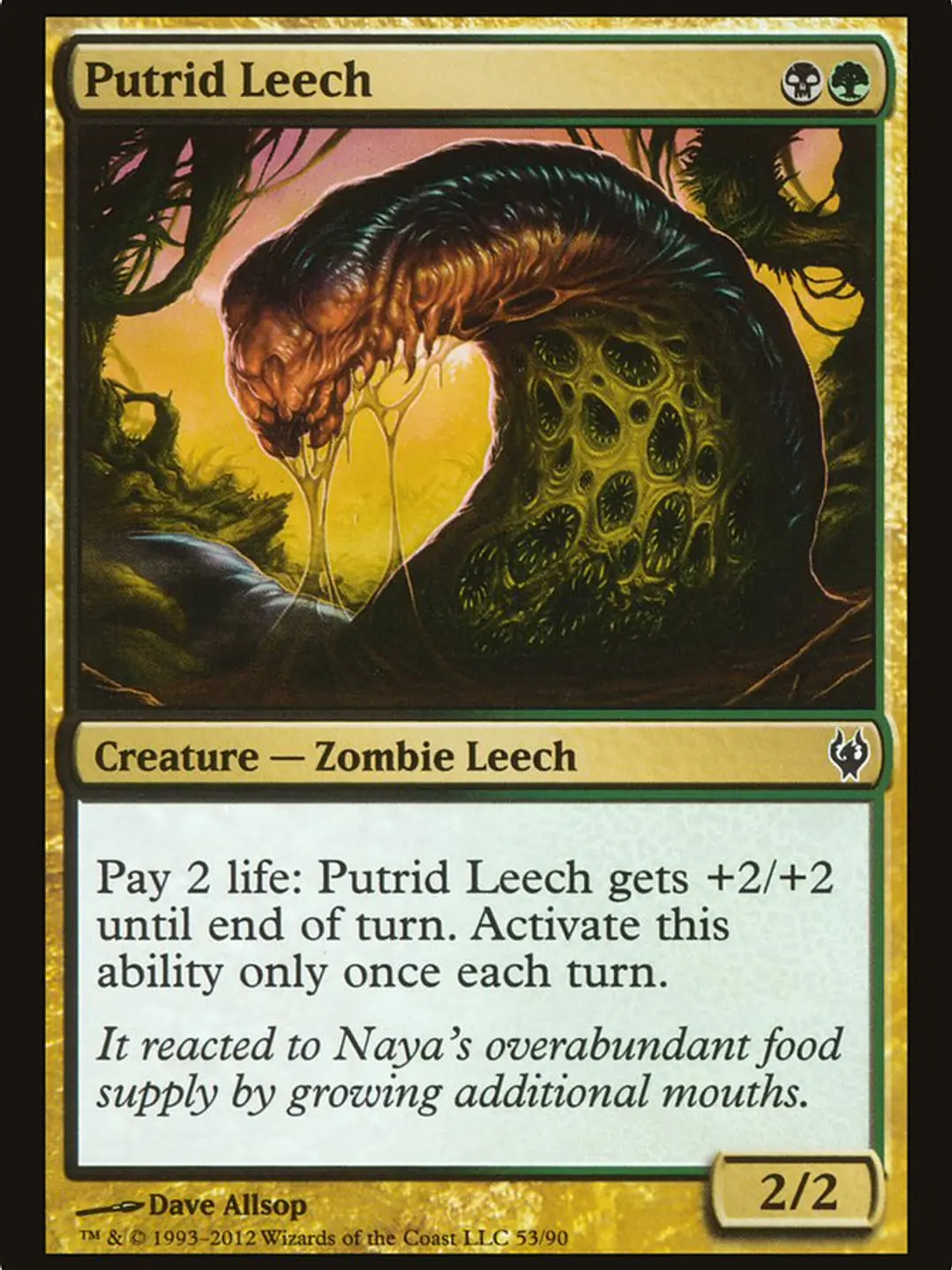 Putrid Leech (Duel Decks: Izzet vs. Golgari) 1