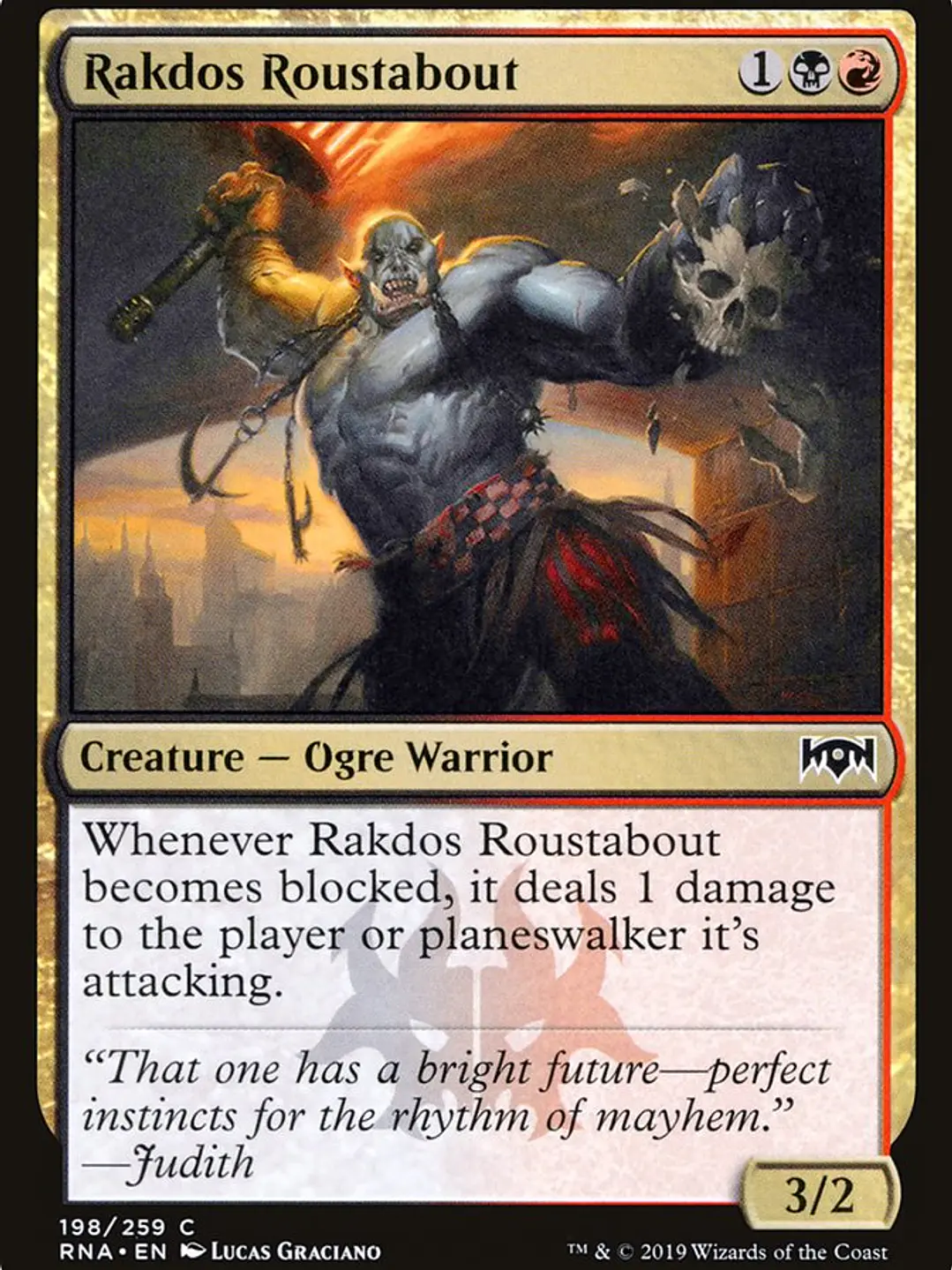 Rakdos Roustabout (Ravnica Allegiance) 1