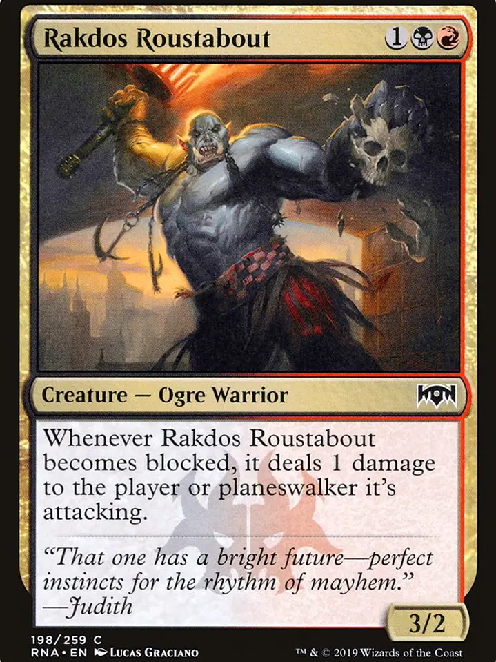 Rakdos Roustabout (Ravnica Allegiance) 1