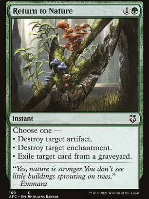 Return to Nature (Forgotten Realms Commander)