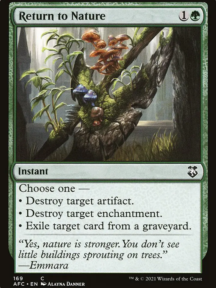 Return to Nature (Forgotten Realms Commander) 1