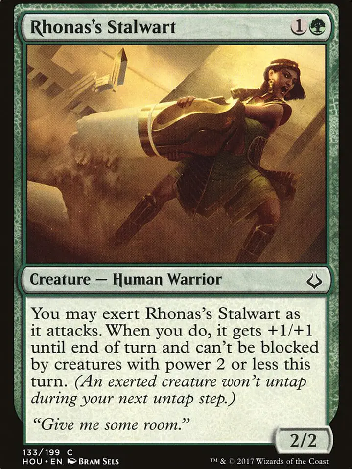 Rhonas's Stalwart (Hour of Devastation) 1