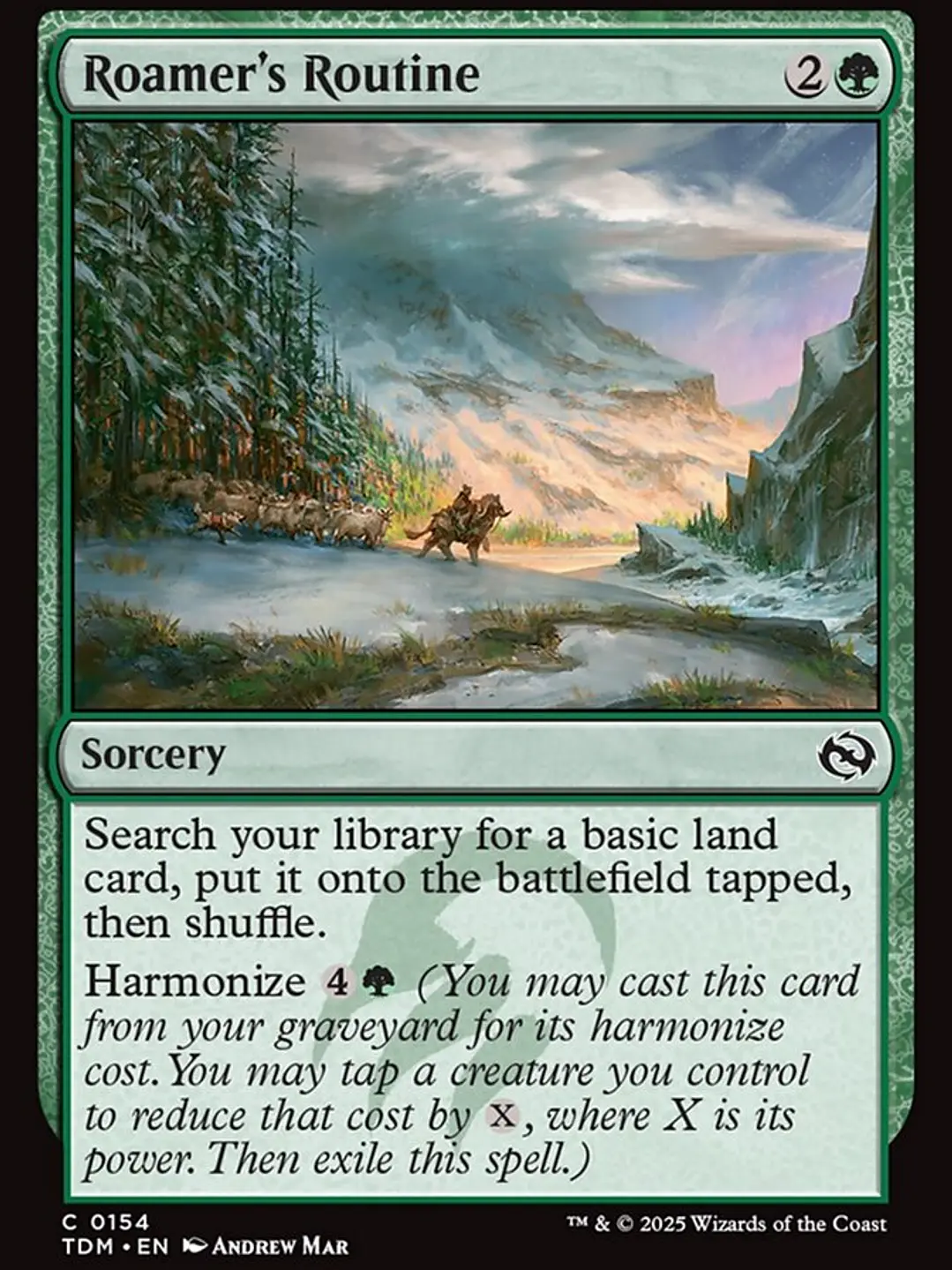Roamer's Routine (Tarkir: Dragonstorm) 1