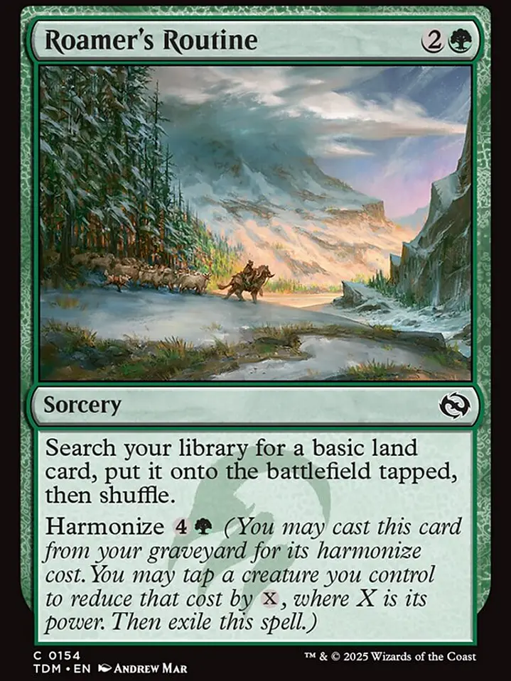 Roamer's Routine (Tarkir: Dragonstorm) 1