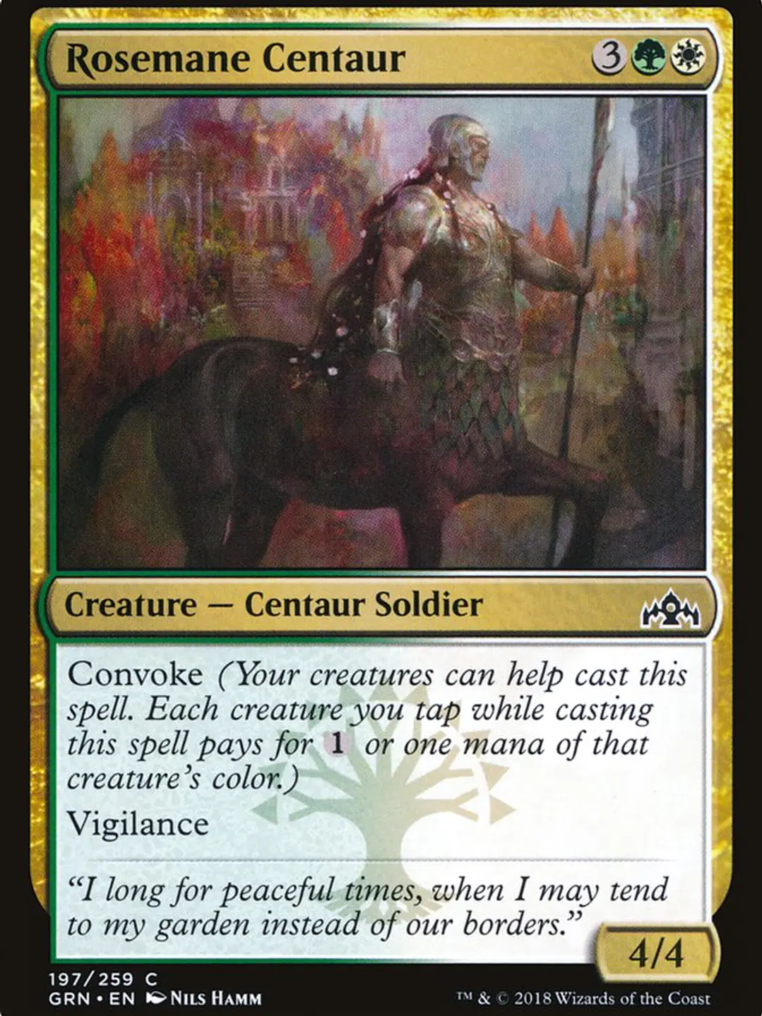 Rosemane Centaur (Guilds of Ravnica) 1