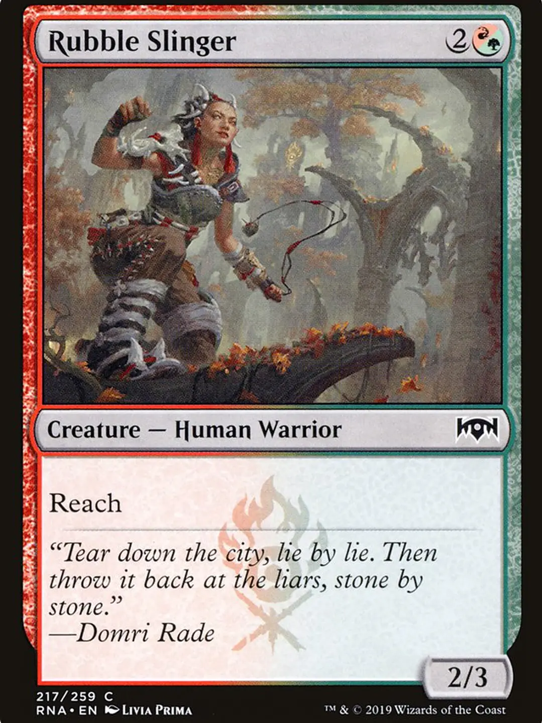 Rubble Slinger (Ravnica Allegiance) 1