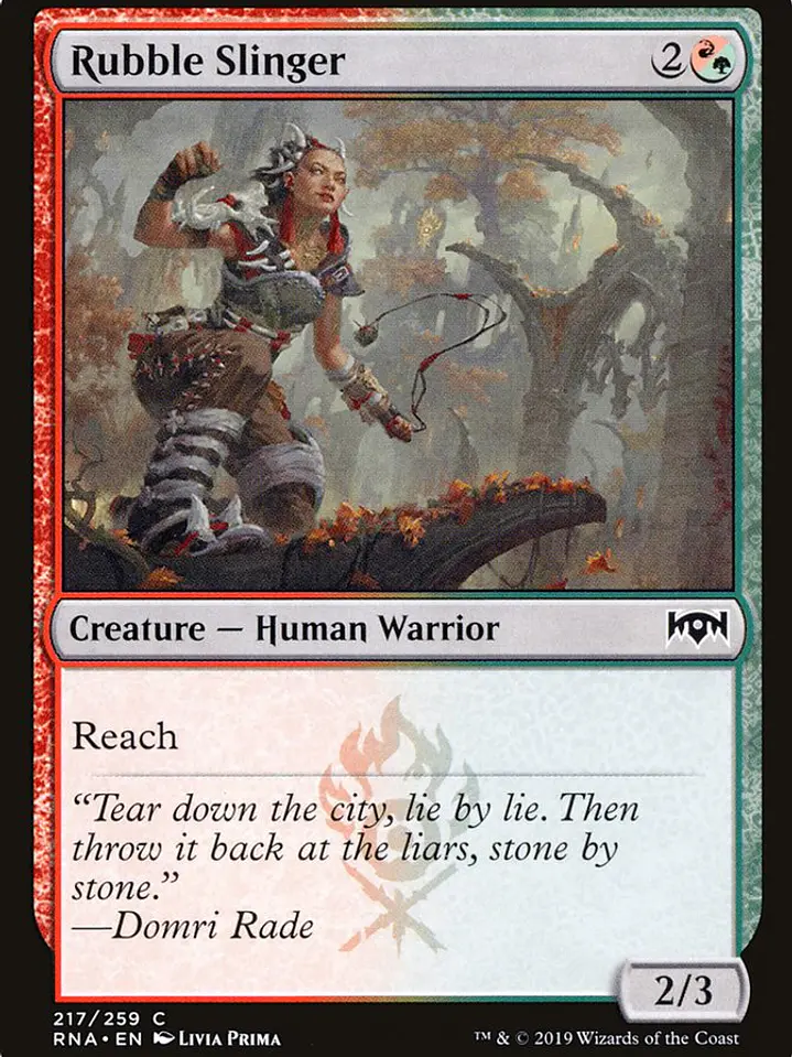 Rubble Slinger (Ravnica Allegiance) 1