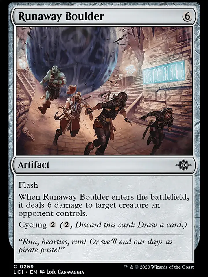 Runaway Boulder (The Lost Caverns of Ixalan) 1