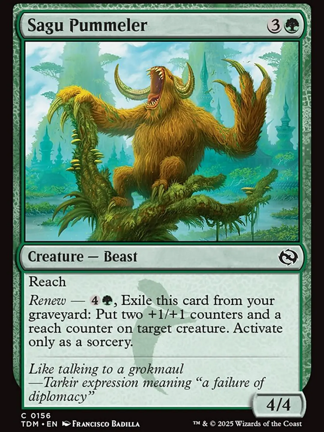 Sagu Pummeler (Tarkir: Dragonstorm) 1