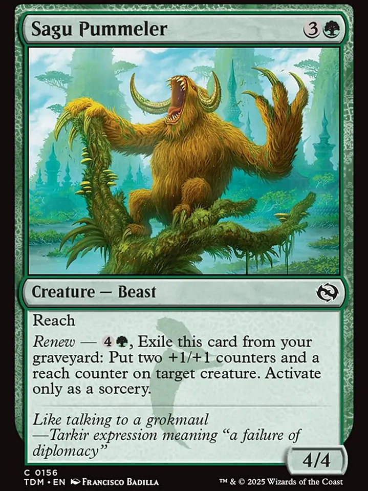 Sagu Pummeler (Tarkir: Dragonstorm) 1