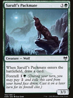 Sarulf's Packmate (Kaldheim)