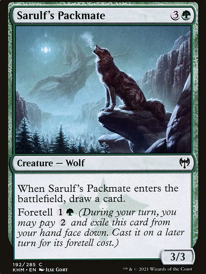 Sarulf's Packmate (Kaldheim) 1