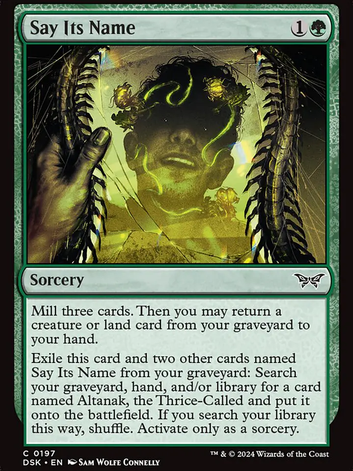 Say Its Name (Duskmourn: House of Horror) 1