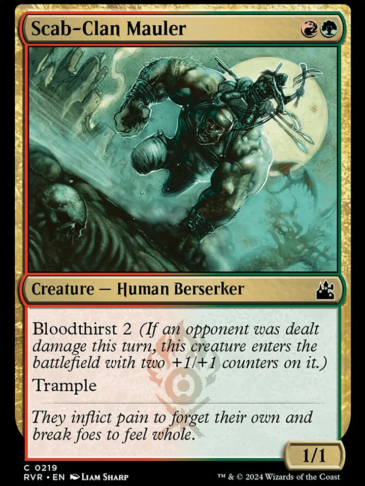 Scab-Clan Mauler (Ravnica Remastered) 1
