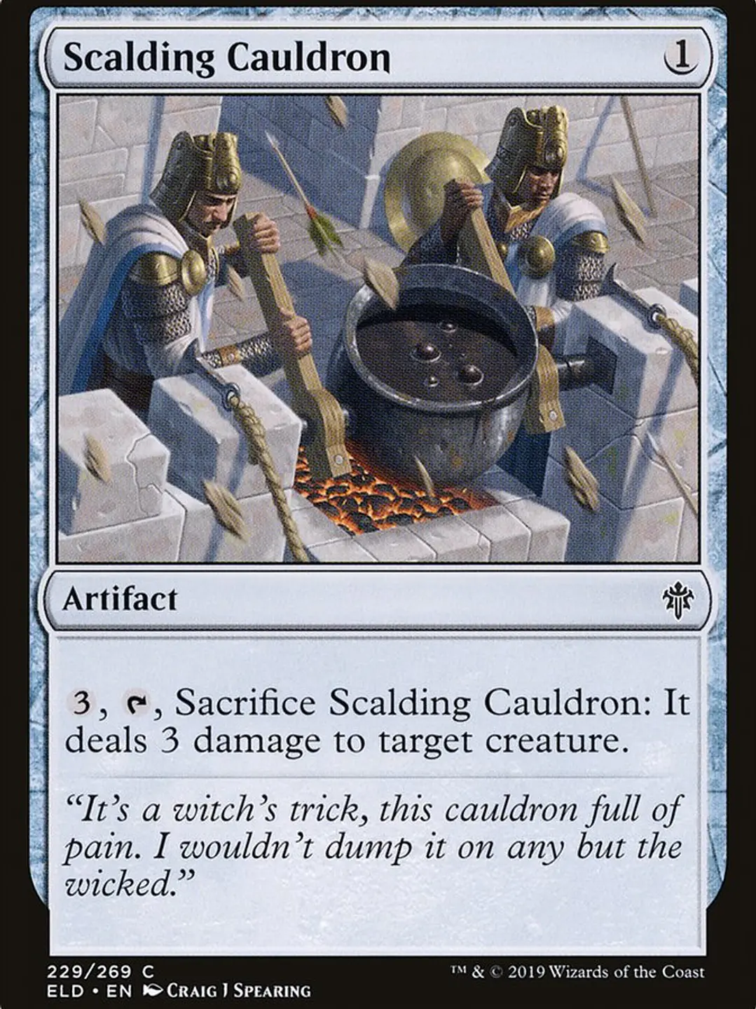 Scalding Cauldron (Throne of Eldraine) 1