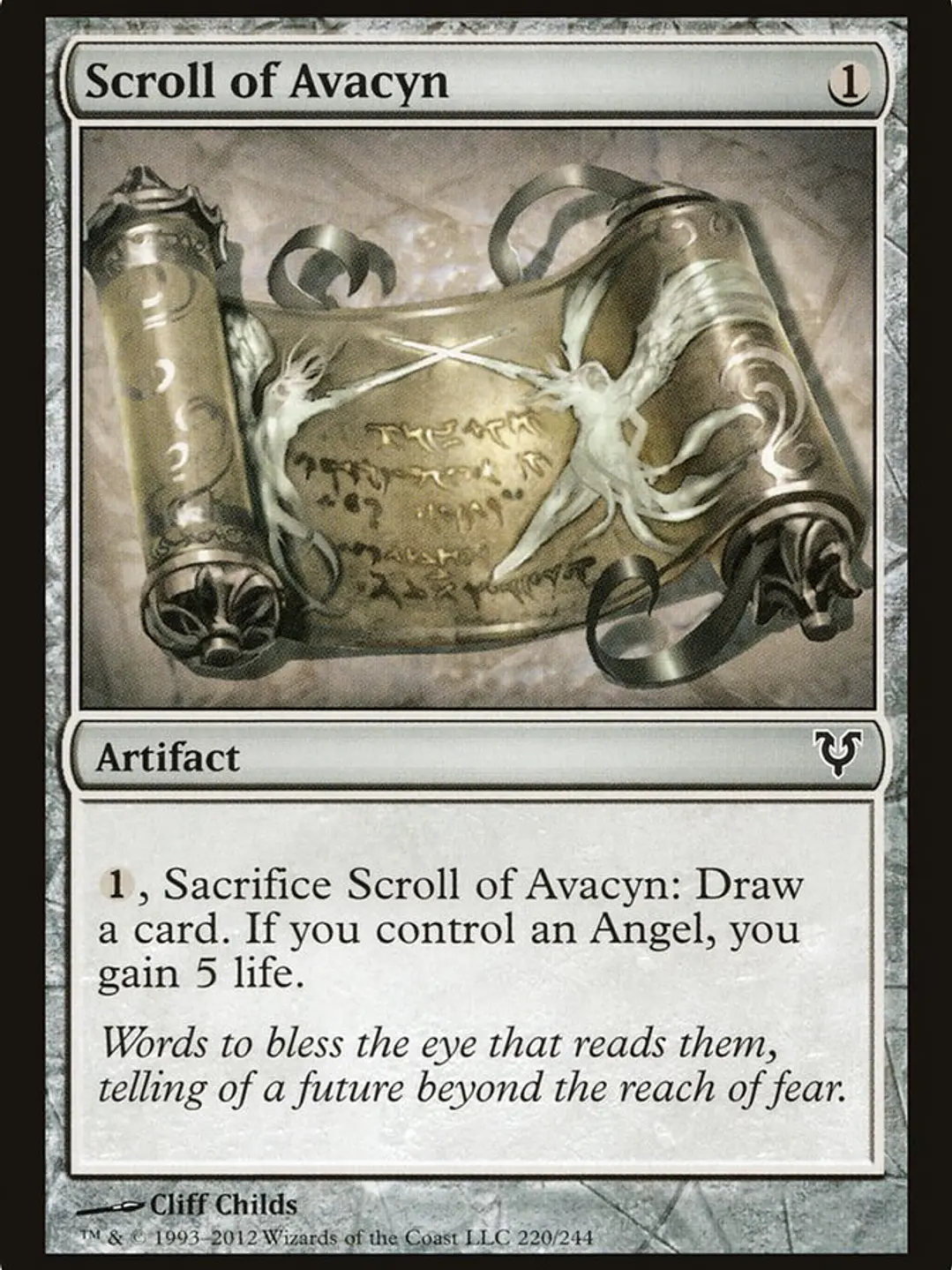 Scroll of Avacyn (Avacyn Restored) 1