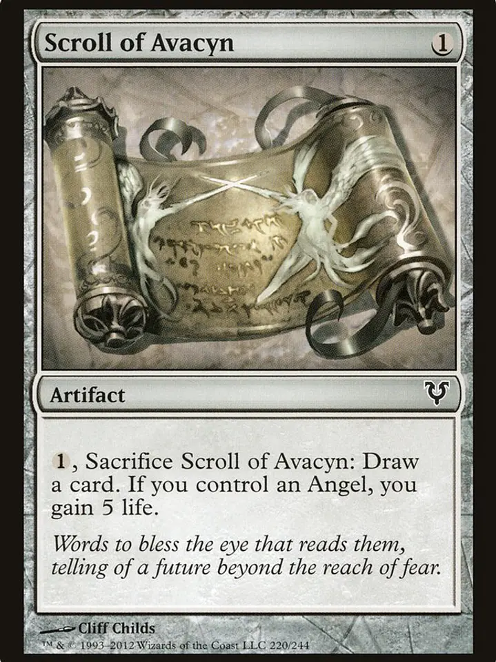 Scroll of Avacyn (Avacyn Restored) 1