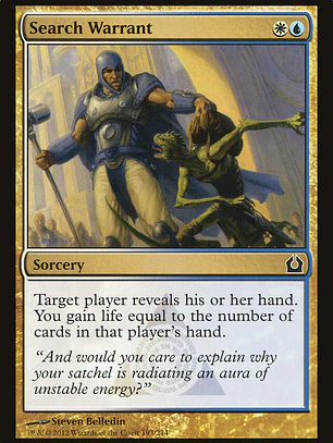 Search Warrant (Return to Ravnica)