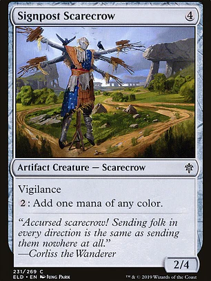 Signpost Scarecrow (Throne of Eldraine)
